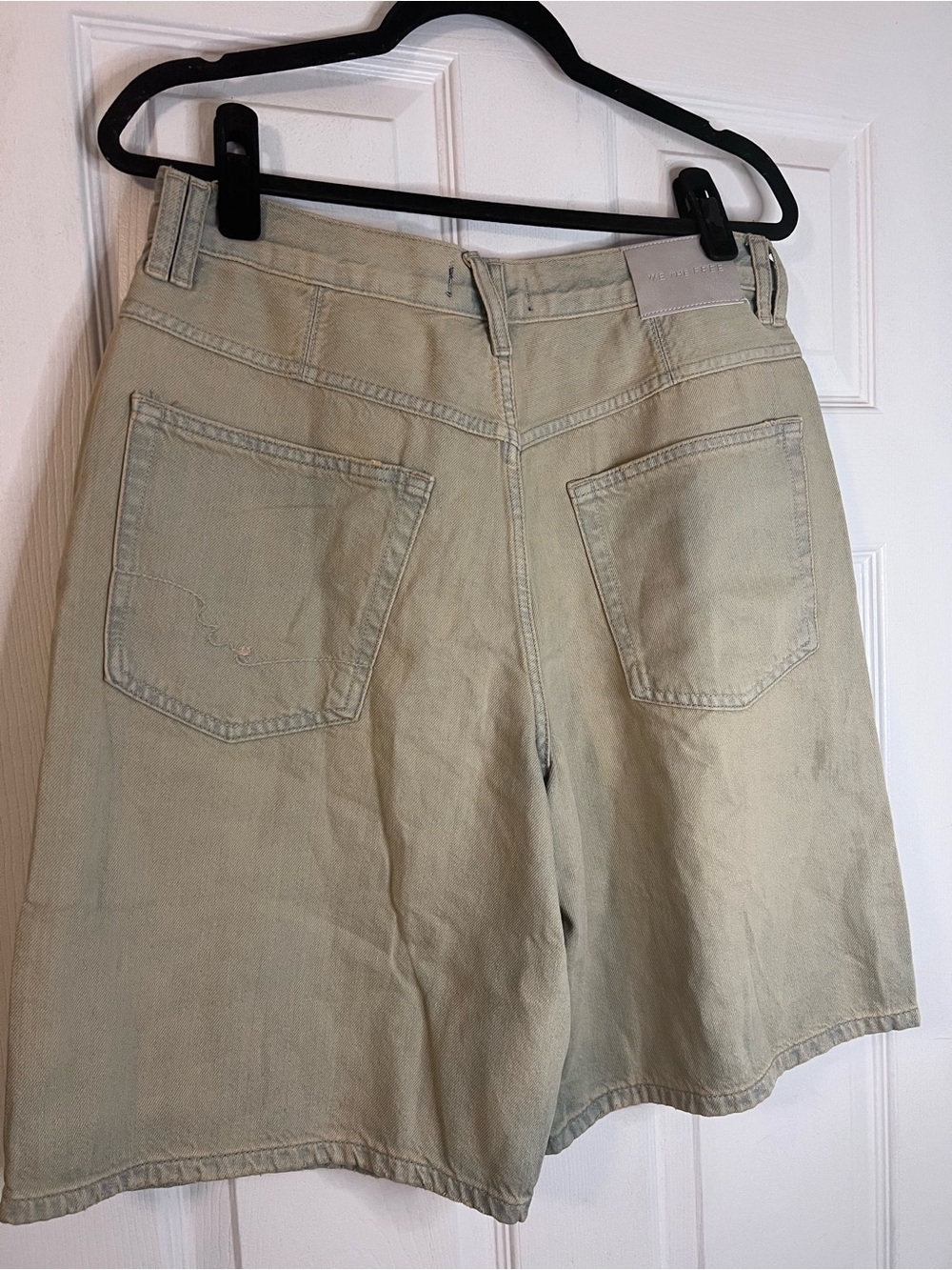 #991 NWOT Free People We The Free Montana Bermuda Shorts Haven Size 30 - Picture 3 of 6